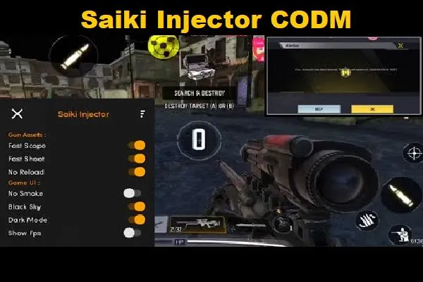 Saiki Injector CODM APK